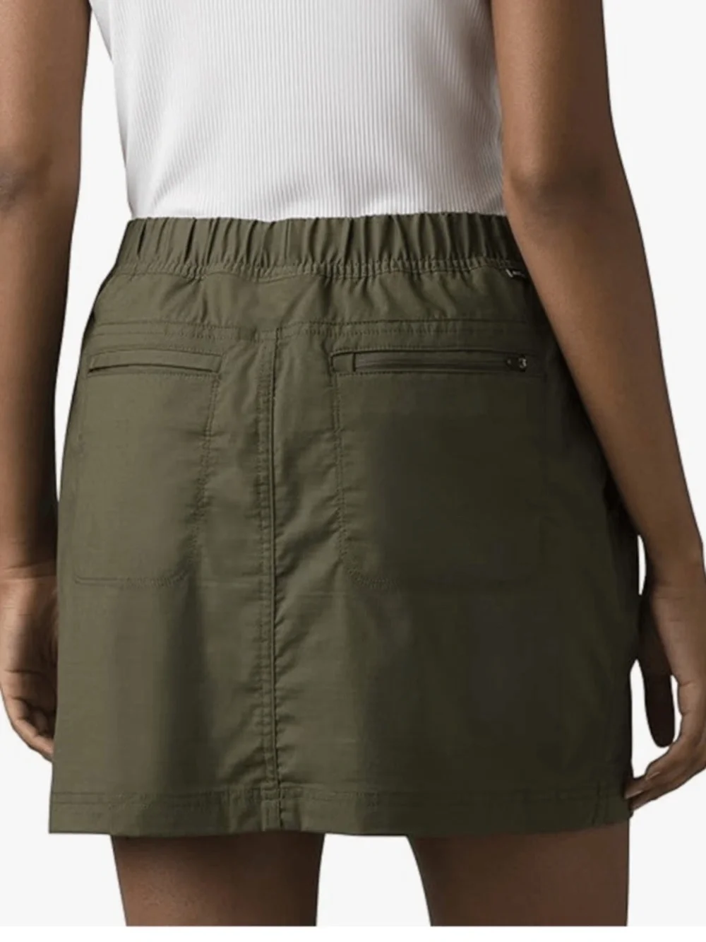 prAna Double Peak Skort - Olive Green - Size XL